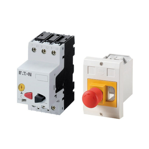 С кнопочным управлением PKZM01 от 0,16А до 25А